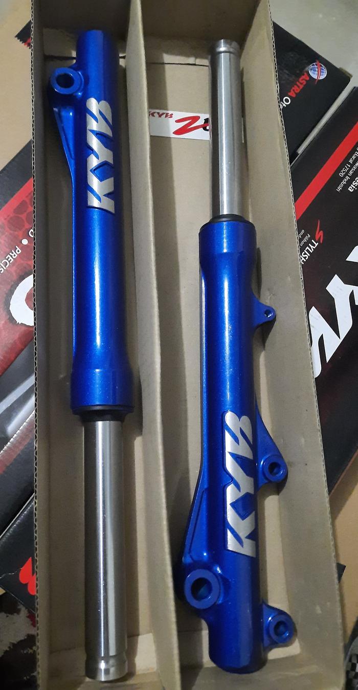 Gambar Shock Breaker Depan KYB ZETO KYOS-FF5011 Honda Beat, Vario 125 - Biru dari Global Speedshop undefined Tokopedia