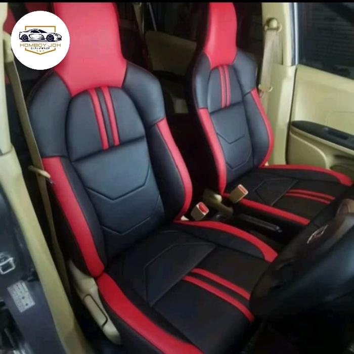 Gambar sarung jok mobil Wuling air ev 2 baris full seat - model 9 dari Komboy jok undefined Tokopedia