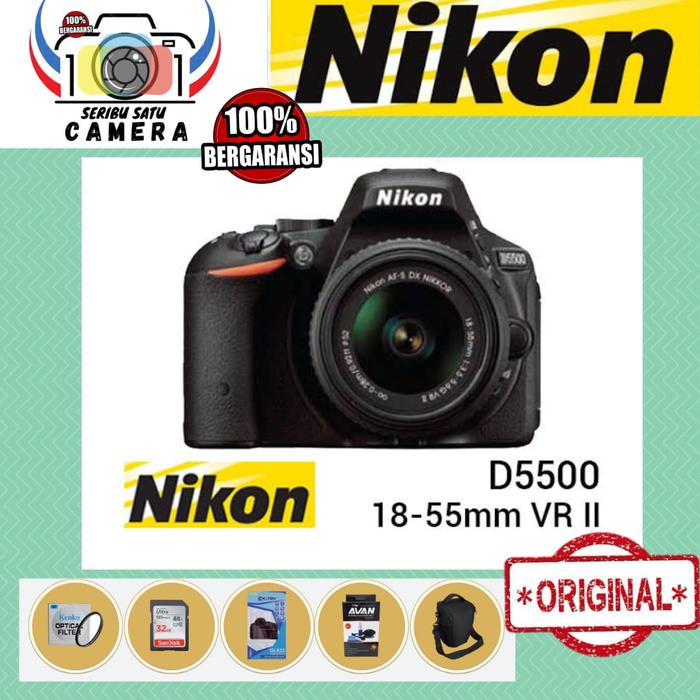 Kamera DSLR Nikon D5500 kit 18-55mm VR KIT 18-55MM, - Main Image