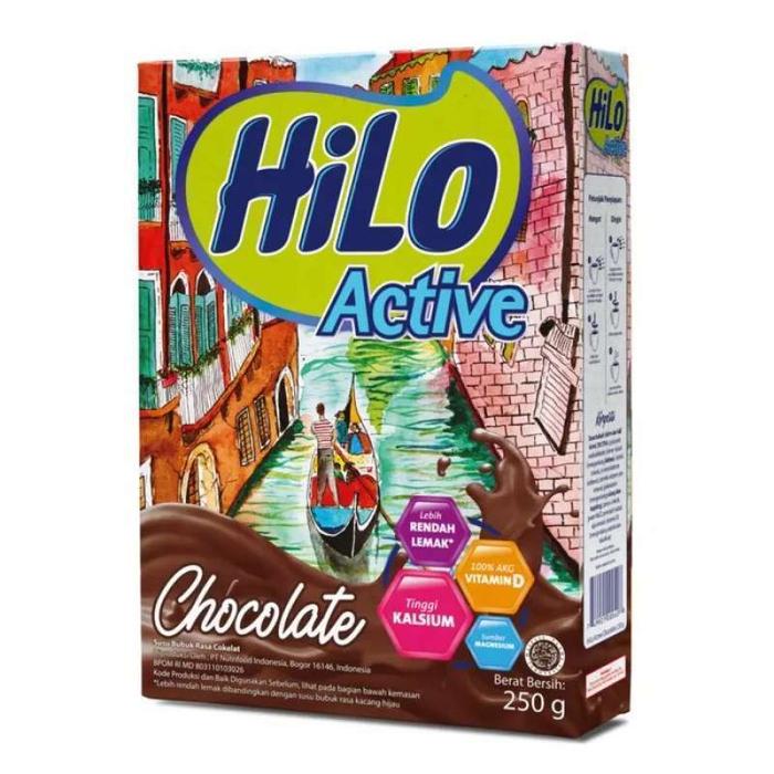 Gambar SUSU BUBUK HILO ACTIVE CHOCOLATE 250 GRAM dari Wisata Kuliner Nusantara undefined Tokopedia