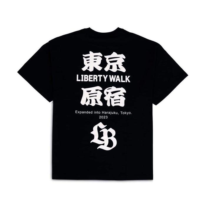 Jual Liberty Walk LBWK Tokyo Harajuku 2023 Tee Original Japan Black ...