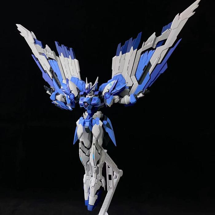 Gambar MJH MG 1/100 WING EW BLUE  Model Kit dari HUGGO ORLAND TOYS undefined Tokopedia