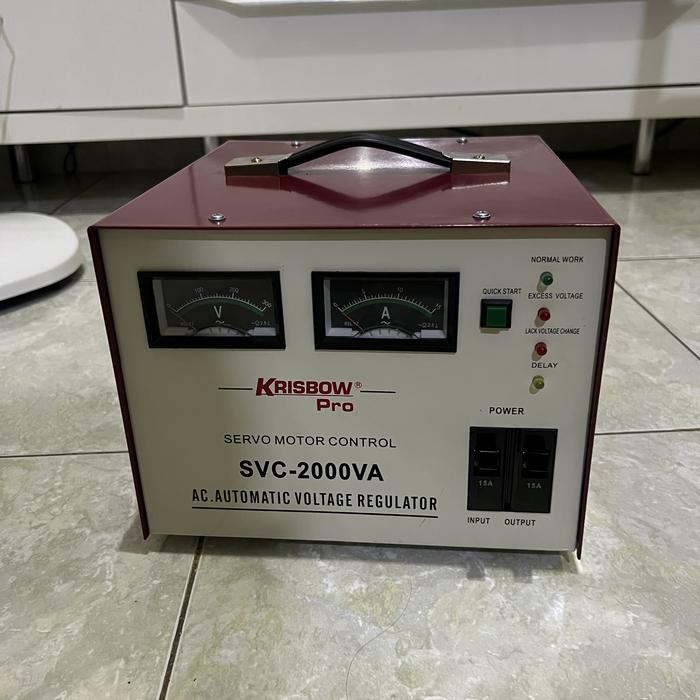 Jual Krisbow Stabilizer Listrik Stavolt Voltage Regulator 2000