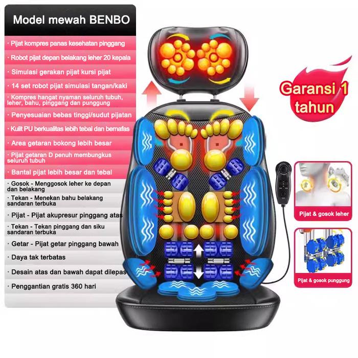 Gambar Bantal pijat multifungsi / Bantalan pijat Lebih nyaman / Model baru 2024 Bantalan pijat kaki full tertutup - Model mewah dari BENBO Kab. Tangerang Tokopedia