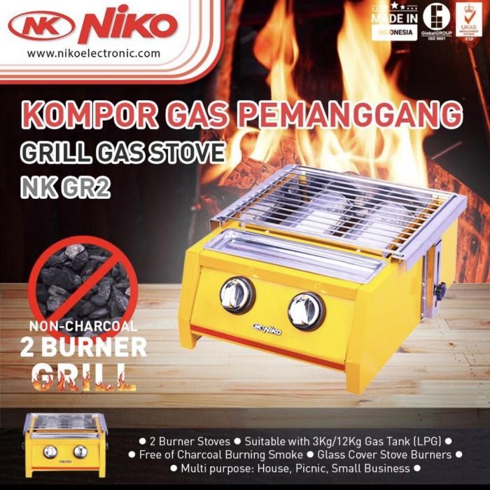 Gambar Kompor gas panggang sosis grill gas stove 2 3 4 tungku 2tk 3tk 4tk - 2 TUNGKU dari Sk bali undefined Tokopedia