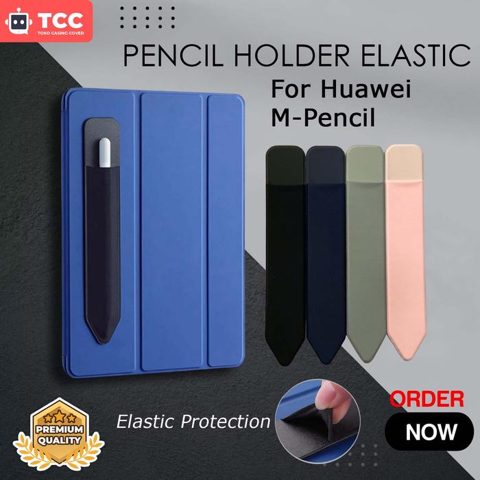 Gambar Pouch Holder Huawei M Pencil Pocket Stylus Pen M-Pencil Case Elastic Double Tape Tempat Pensil Universal Full Cover - Black dari TokoCasingCover undefined Tokopedia