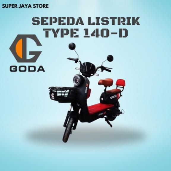 Gambar Goda Sepeda Listrik Type 140d - 500Watt 48V Garansi Pabrik - Hitam dari Qualitycellgroup undefined Tokopedia