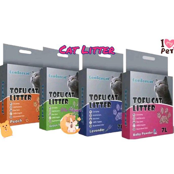 Gambar (The Ham's) Cat Litter Comforcat Clumpet Soya Bedding Hamster Kucing7l dari The Hams undefined Tokopedia