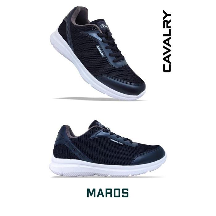 Gambar CAVALRY MAROS || KALEANA - Sepatu Sekolah/ Sneakers Unisex - Hitam/Putih, 40 dari Diego NaheKU Shoes & Bag undefined Tokopedia