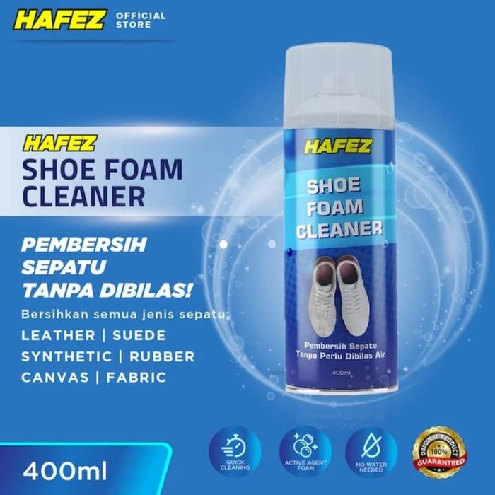 Gambar Hafez shoe foam cleaner pembersih sepatu original 400ml - Hafez shoe dari Mvpstore1688 undefined Tokopedia