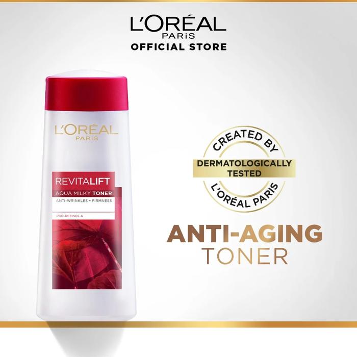 Gambar L'Oreal Paris Revitalift Aqua Milky Toner (200ml) Loreal Paris dari KedaImport1717 undefined Tokopedia