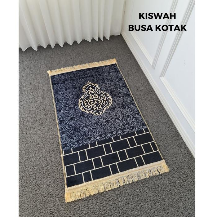 Gambar Sajadah Masjid Busa Jumbo Tebal Premium Empuk Part 2 - Kiswah Kotak dari Jualannya Neng undefined Tokopedia