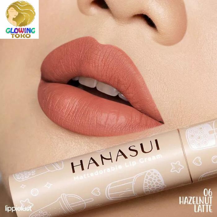 Gambar Hanasui Lip Cream Boba Edition - 06.HazelnutLate dari glowinggtoko undefined Tokopedia