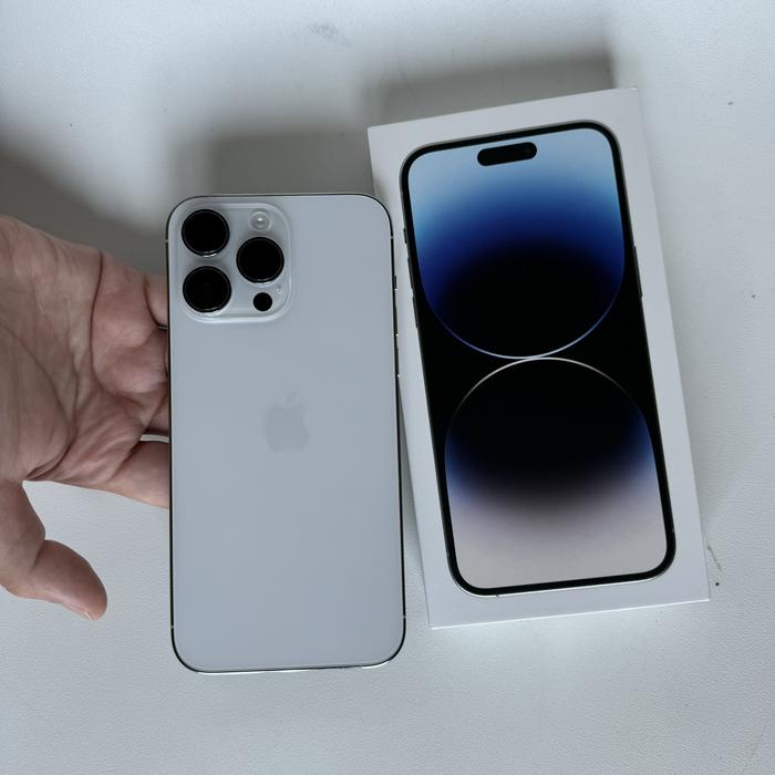 Gambar Iphone 14 Pro Max 128 GB Silver Second dari prelovedbymgz undefined Tokopedia