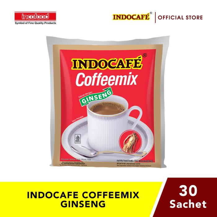 Gambar Indocafe Coffeemix Ginseng (30 sachet) dari Indocafe Official Store undefined Tokopedia