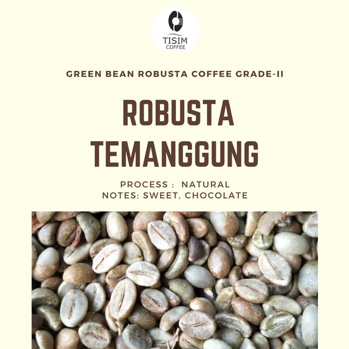 Gambar green bean robusta temanggung natural grade2 dari Tisim Coffee undefined Tokopedia
