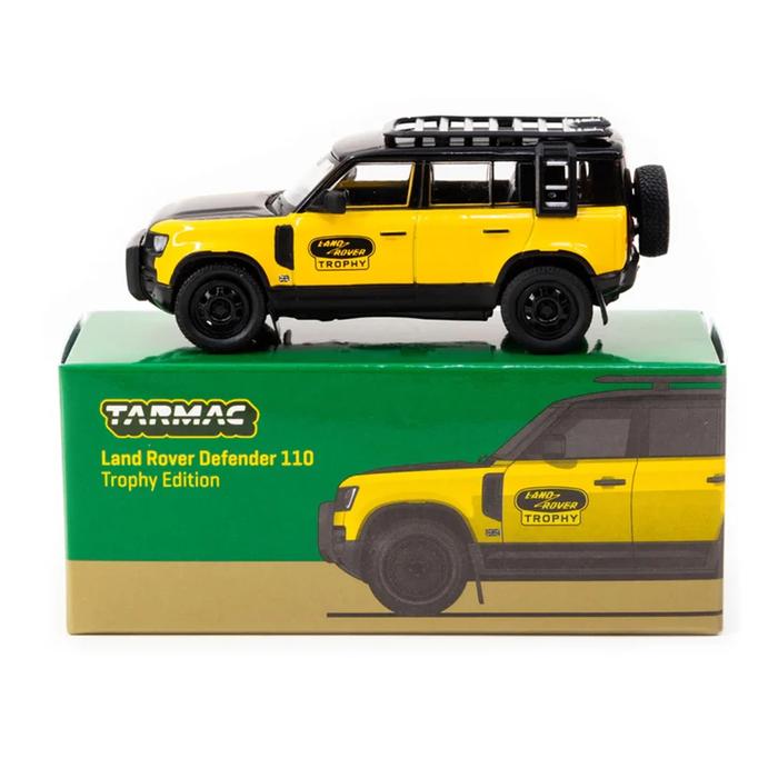 Miniature 1:64 Land Rover Defender 110 Gris Métallisé - Tarmac Works Global64 - Réf T64G-020-GY - Neuf