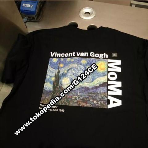 Gambar KAOS PRIA UNIQLO UT T-SHIRT UTGP MoMA LENGAN PENDEK 424610 BLACK - XL dari G124CE undefined Tokopedia