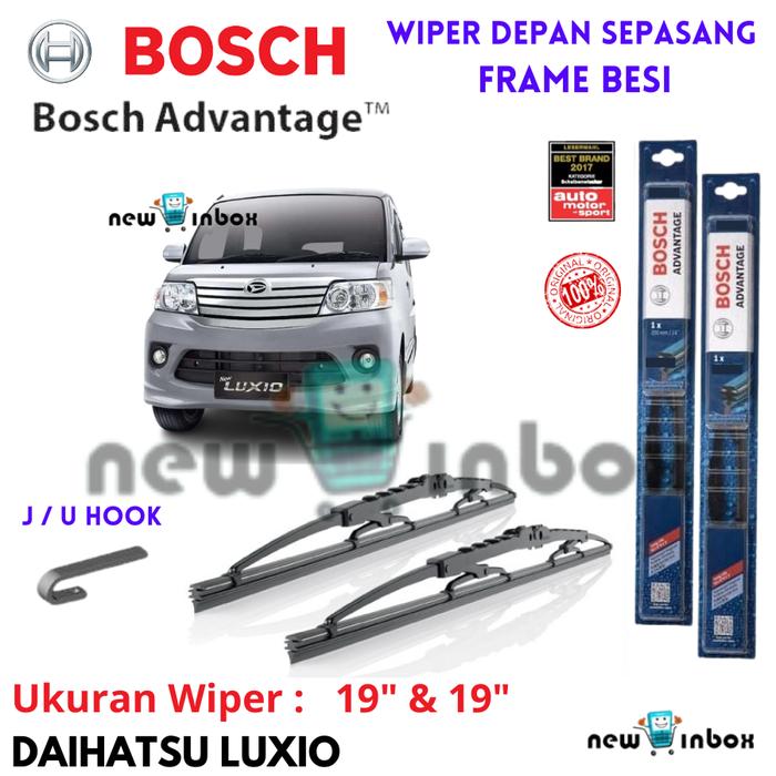 Gambar Wiper Depan Mobil DAIHATSU LUXIO 2009-On Sepasang BOSCH ADVANTAGE 19" & 19" ORIGINAL - Depan 19" & 19" dari NEW IN BOX undefined Tokopedia