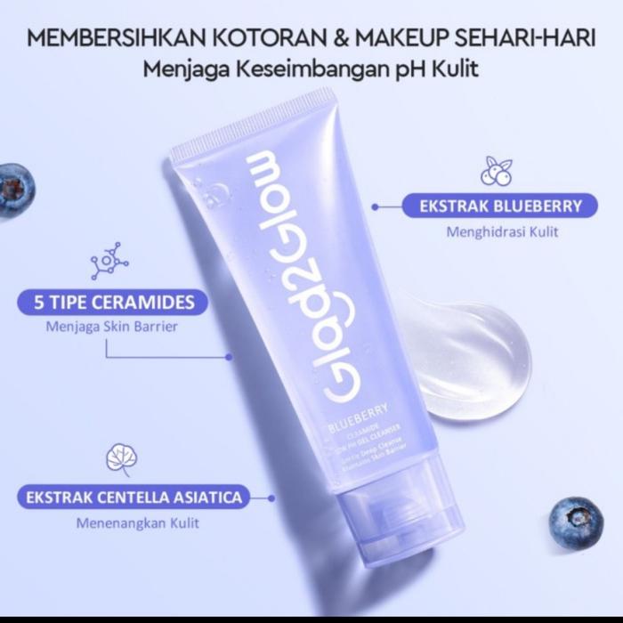 Gambar glad2glow Face Skincare Moisturizer Centella Light Sunscreen Gel spf50 - Facial Wash dari Thesecretofbeauty undefined Tokopedia