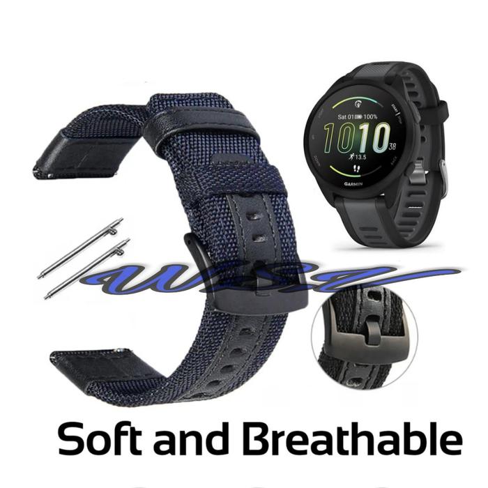 Jual Strap Garmin Forerunner 165 Fr 165 Music Tali Jam Nilon