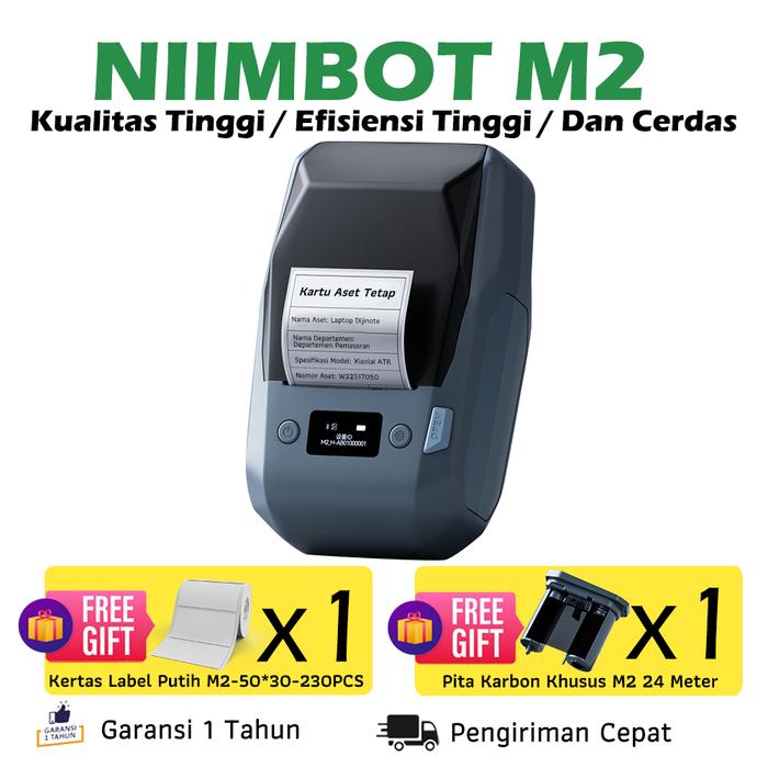 Gambar NIIMBOT M2 Pembuat Label Bluetooth Transfer Panas 2 Inci yang Dapat Diisi Ulang untuk Kantor, Usaha Kecil, Sekolah, Penyimpanan Kabel Rumah, Kompatibel dengan Ponsel & PC - Niimbot M2 dari NIIMBOT Indonesia undefined Tokopedia