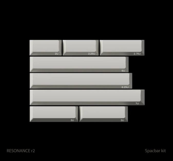Gambar PBTFANS RESONANCE R2 - PBT DoubleShot Cherry Profile Keycaps - SPACEBAR dari SquarePlay undefined Tokopedia