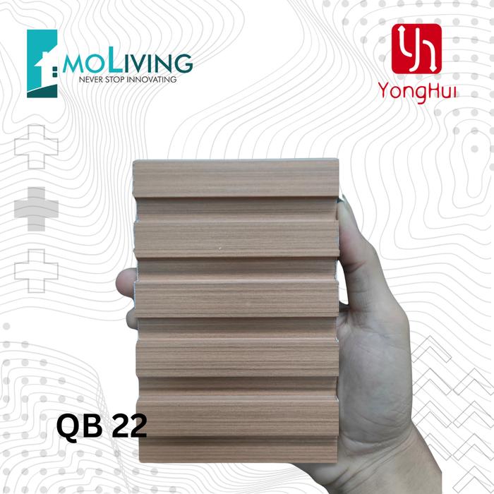 Gambar Panel WPC Dinding Series QB - YONGHUI PANEL - Wall Panel Kayu PVC - QB 22 dari MoLiving Official Shop undefined Tokopedia