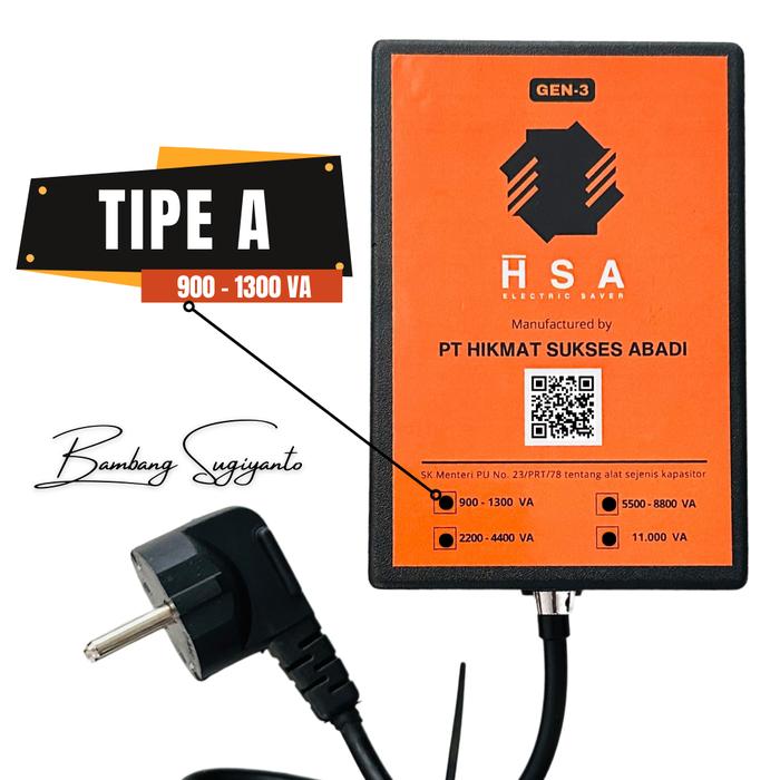 Gambar Penghemat Listrik Terpercaya Hsa Electric Saver PT Hikmat Sukses Abadi - TIPEA 900-1300 dari Cipta Power undefined Tokopedia