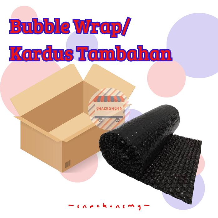 Gambar Bubble Wrap / Kardus untuk Packing Tambahan dari snackonsmg undefined Tokopedia