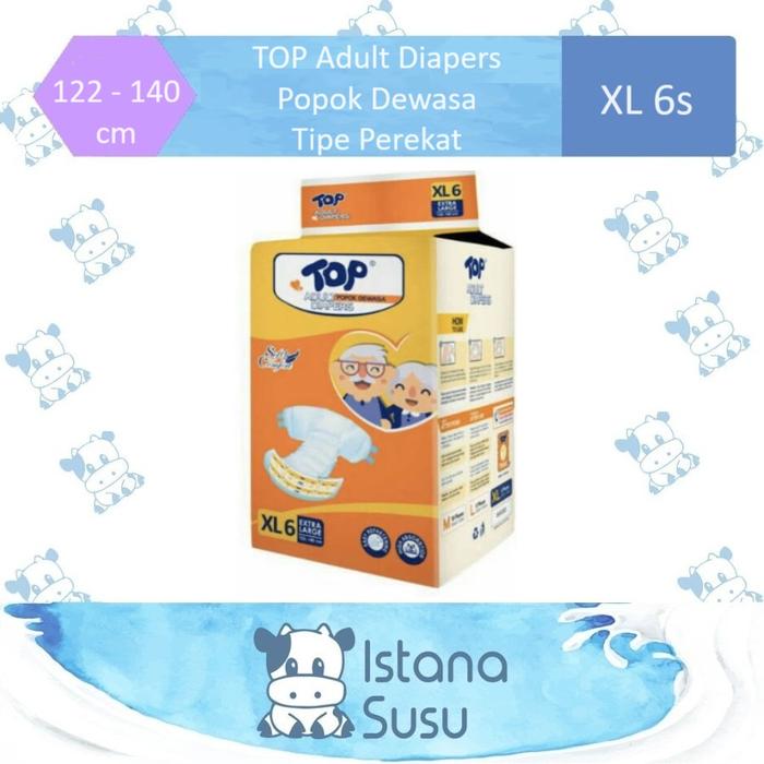 Gambar Top Adult Diapers Popok Dewasa Tipe Perekat / Celana Size M / L / XL / XXL - XL 6 Perekat dari Istana Susu undefined Tokopedia