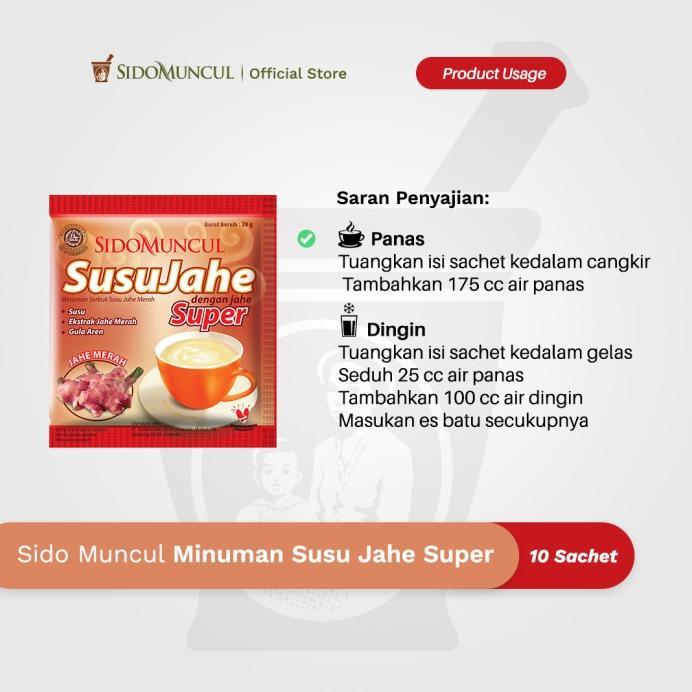 Gambar sido muncul minuman susu jahe super 10s kesehatan dan kehangatan tubuh dari Gisellyn undefined Tokopedia