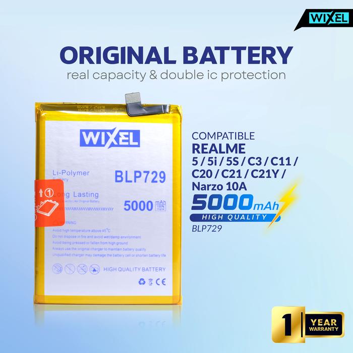 Batterie Compatible Realme 5 / 5s / 5i / C3 / C11 - 4880 MAh - Marque TY BETTERY - Pour Remplacer Votre Ancienne Batterie - 9