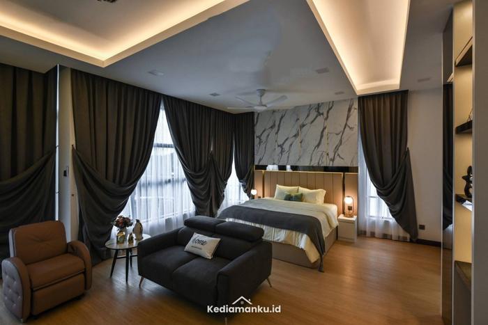 Gambar Backdrop Kamar Tidur Mewah - Hotel Wallboard Dekorasi Dinding Tembok - Model 1 dari Kediamanku. undefined Tokopedia