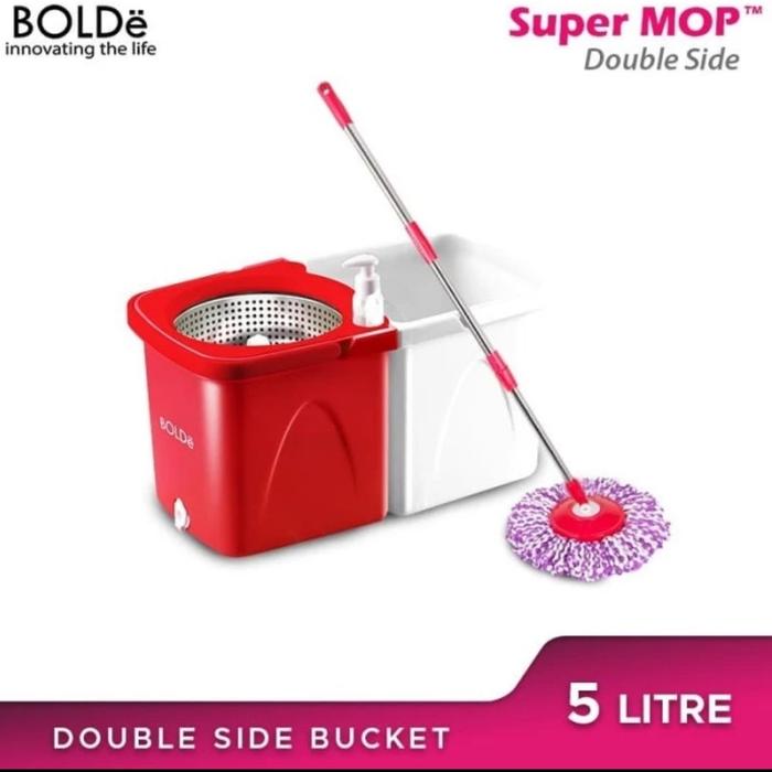 Gambar bolde super mop double side eco - stainless dari Anugrah abadi JSe undefined Tokopedia