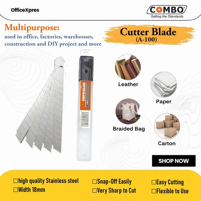 Gambar Isi Cutter Kecil / Isi Cutter / Refill Cutter Blade Kenko Kecil A-100 - 1TUBE COMBO dari officeXpres undefined Tokopedia