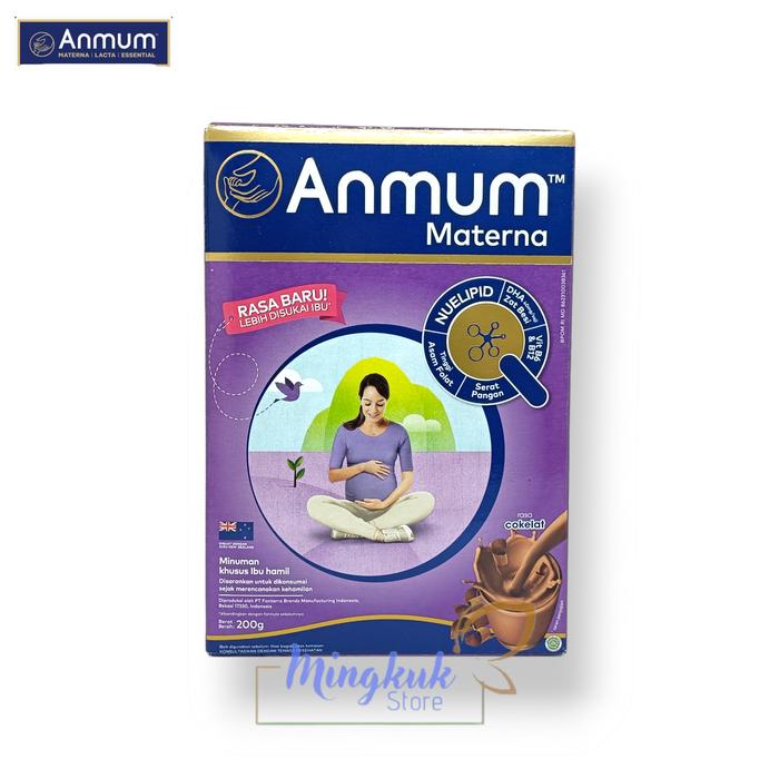 Gambar Anmum Materna 200gr - Anmum Materna Cokelat, Vanilla Delight, Strawberry White Chocolate 200 gr - Coklat dari Mingkuk Store undefined Tokopedia