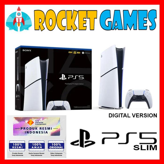 Gambar Sony Console PS5 Slim Model / PS5 Slim Console Disc & Digital Version - Digtal Indo1Stk dari Rocket Games undefined Tokopedia