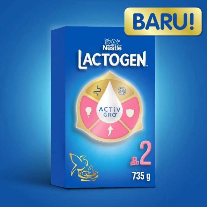 Gambar Nestlé LACTOGEN 2 Formula Lanjutan 6-12 bln Box 735g dari toko intiyas undefined Tokopedia