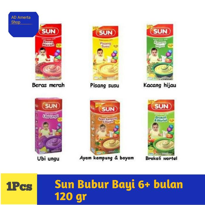 Gambar sun bubur bayi 6 bulan - ayam & bayam dari AD Amerta Shop undefined Tokopedia