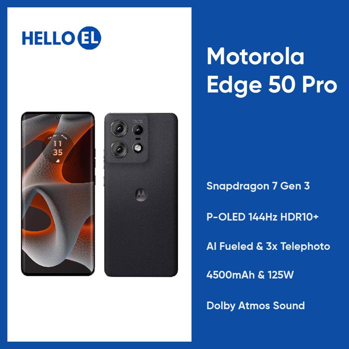 Motorola Moto Edge50 Pro - Smartphone 12/512GB, Display 6.67'' Super HD 144Hz, Tripla Fotocamera 50+13+10MP, Ricarica TurboPower 125W, IP68, Nero - Foto 10