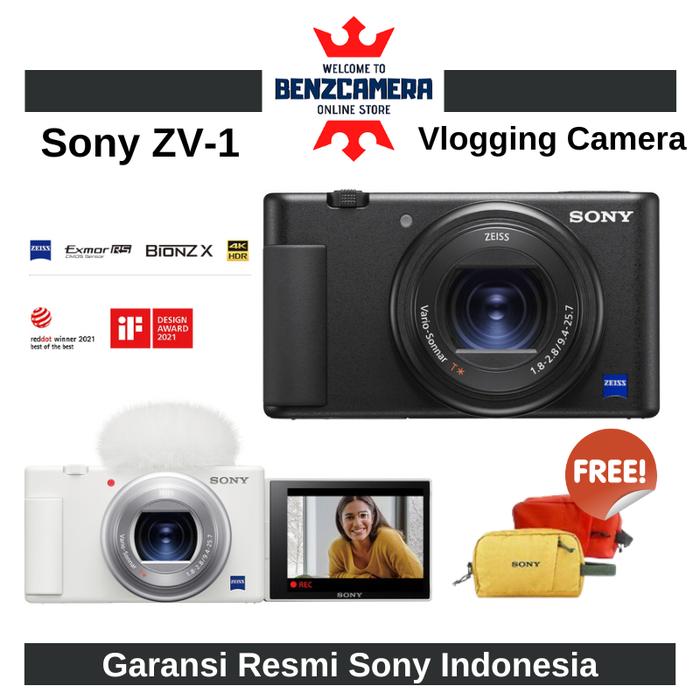 Gambar Sony ZV-1 Digital Camera Vlogger - Sony ZV1 - Sony ZV 1 Only, White dari Benzcamera undefined Tokopedia