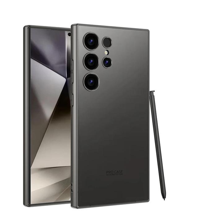 Gambar Titanium Series Samsung S24 Ultra 5G Soft Case Matte Glare Skin Casing - Titanium Black dari i-case undefined Tokopedia