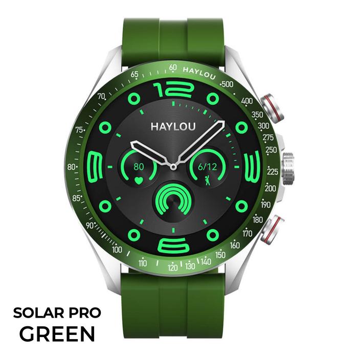 Gambar Haylou SOLAR PRO LS18 Smartwatch AMOLED 1.43" AOD IP68 BT Call Sports - GREEN dari QUEEN id Official undefined Tokopedia