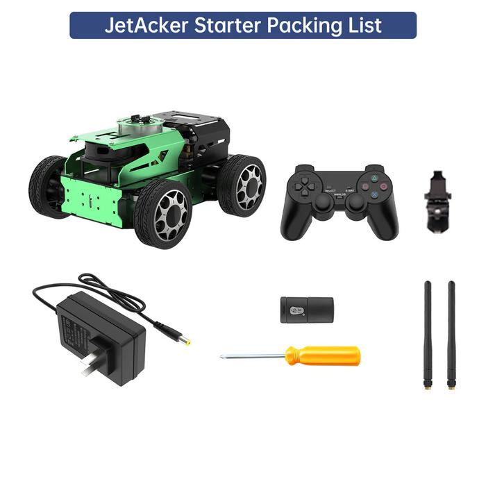 Gambar Hiwonder JetAcker ROS Education Robot Car with Ackerman Structure Powered by Jetson Nano B01 Autonomous Driving SLAM Mapping Navigation Learning Teaching Kit - Starter, SLAMTEC A1 dari Invok Lab undefined Tokopedia