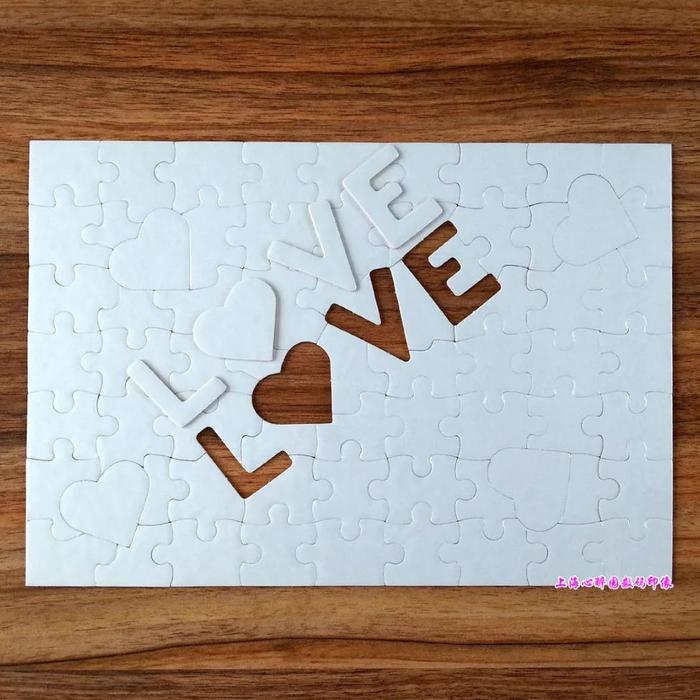 Gambar Impor A4 LOVE Sublimation Blank Puzzles 10 pcs DIY Craft Jigsaw Puzzl dari Meridius Hardware undefined Tokopedia
