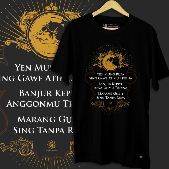 Gambar Kaos Quote Bijak Jawa ( Pria & Wanita ) - Yen Mung Rupa - Hitam, XXXL dari BIJAK JAWA OFFICIAL SHOP undefined Tokopedia