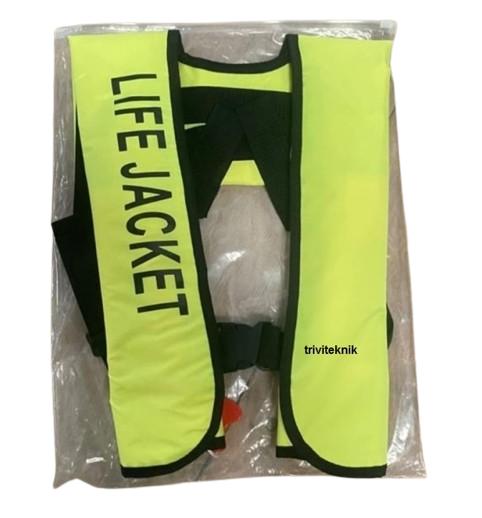 Gambar pelampung jaket otomatis gas co2,automatic inflatable life jacket trivi - Hijau dari swalayanteknik undefined Tokopedia