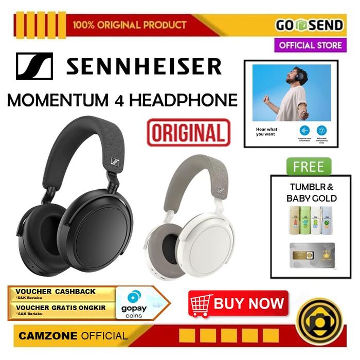 Gambar Sennheiser Momentum 4 Wireless Adaptive Noise Cancellation Headphone - Hitam dari Camzone Official undefined Tokopedia