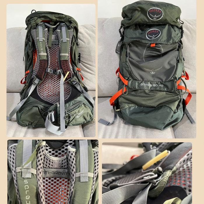 Jual Osprey Atmos Abu-abu Tangerang Alphamike27 Tokopedia